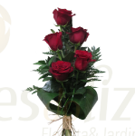 Imagem de 5 Rosas Vermelhas  - São Valentim