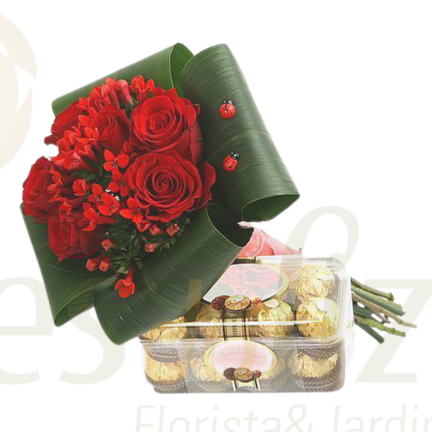 Image de Rosas Vermelhas + Chocolates - São Valentim